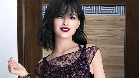 Mein wohnheim 239: Kates Pool Umarmung und küsse zu Lisas Party