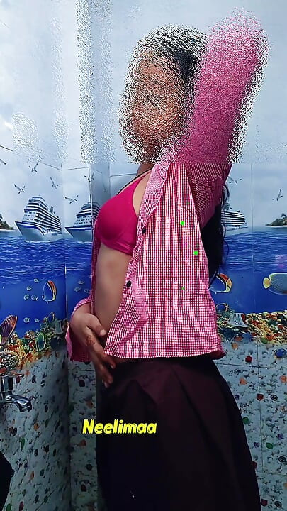 Indian Hot Desi schoolgirl Changing uniform And masterbating. Indian desi selfie video.