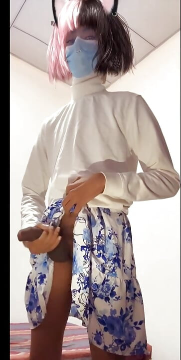 Twink Femboy Masturbating