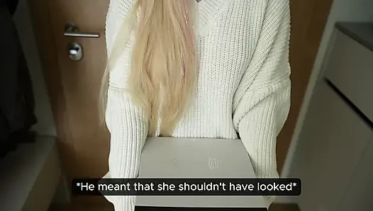 Fucked the Hot Courier Girl and Took the Package for Free