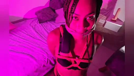 Beautiful Latina Is Tied up to Feel Pleasure