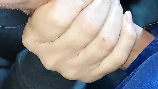 my hairy pussy was really wet in the end