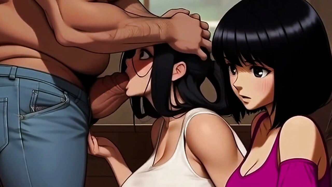 韩国熟女教导继女如何取悦男人