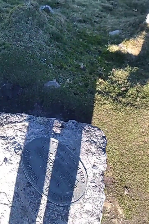 Jock in Fishnet Jerks His Big Fat Cock and Cums on Top of the Mountain