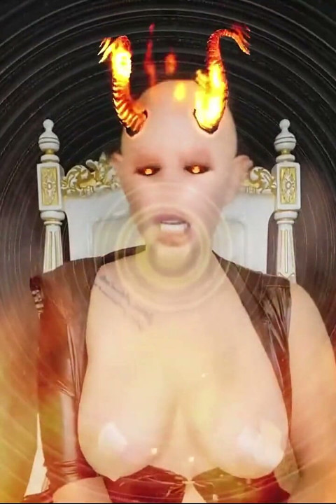 I am your lustful new religion and new dark GOD inside your weak obedient mind!