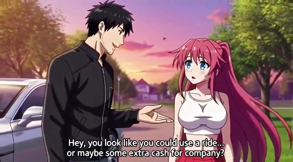 Stranger offers beautiful young girl one night stand