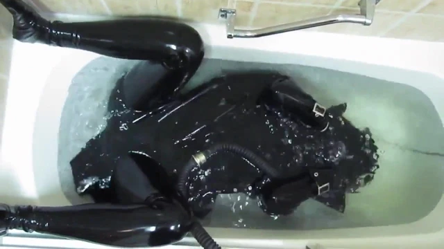 Rubber Girl In The Bath.