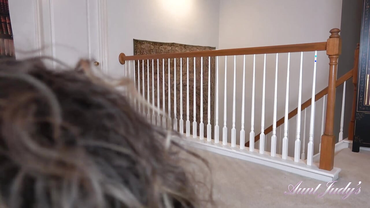 Auntjudys - Your Mature Step-stepmother Tia Gives You a Taboo Blowjob