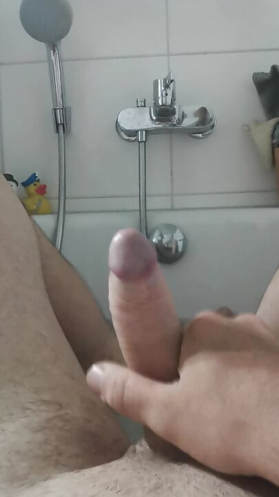 In the bathtub