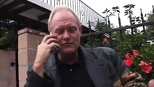 Old and young swingers anal party