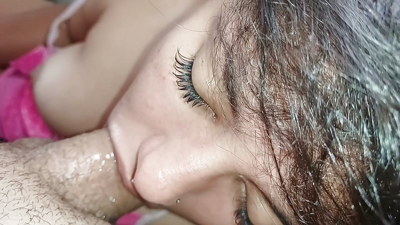 Angel face, little mouth of a slut, twerking all the way down on a hard cock.