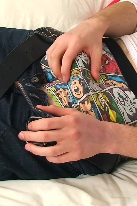 Emo Boy Lucas Has a Big Dick to Stroke