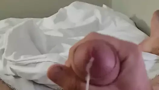 Finnish porn video – Jerking off during business trip on a ferry room - too horny to handle