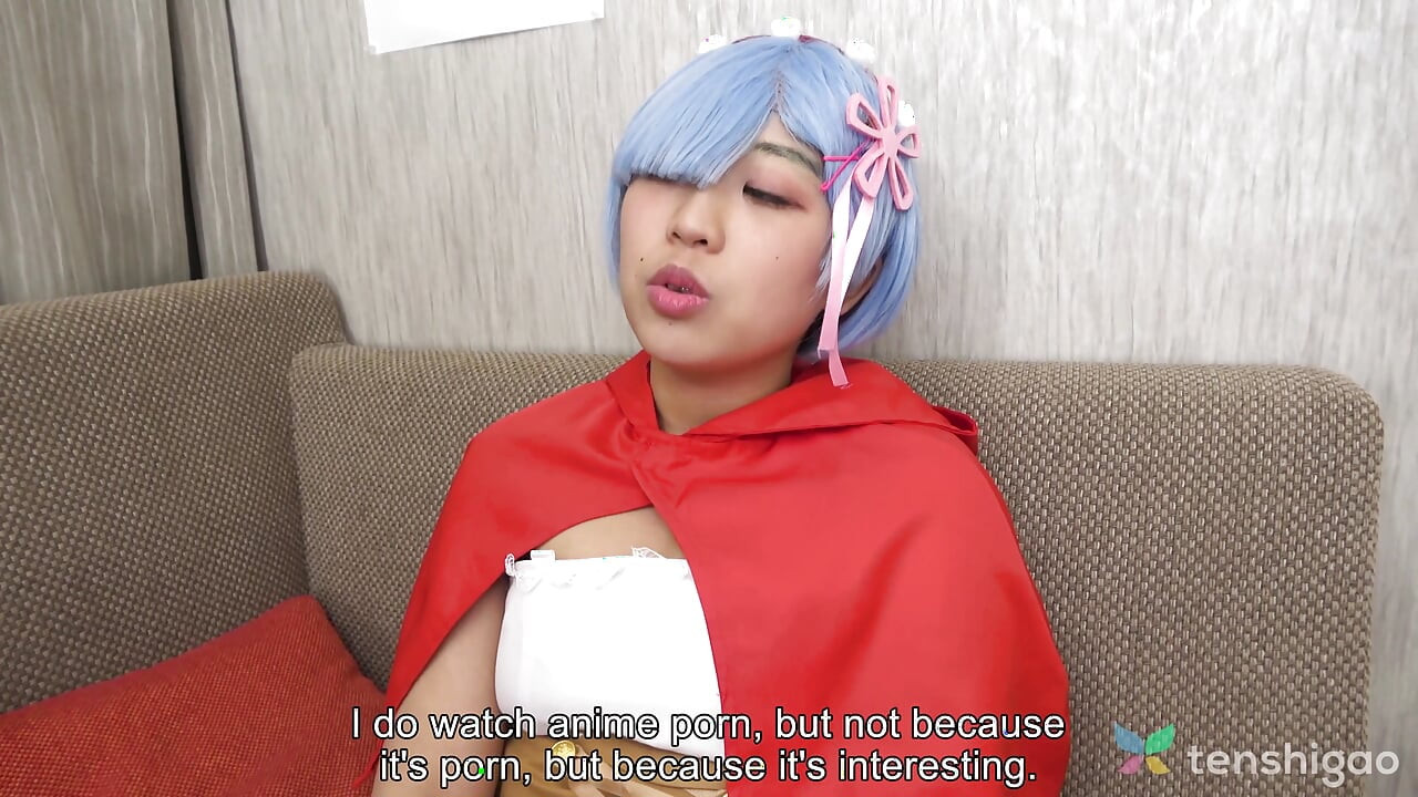 Riho Machida Is in Her Anime Costume When She Visits Us Today
