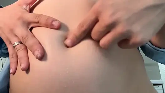 Are You Interested in Exploring My Belly Button up Close