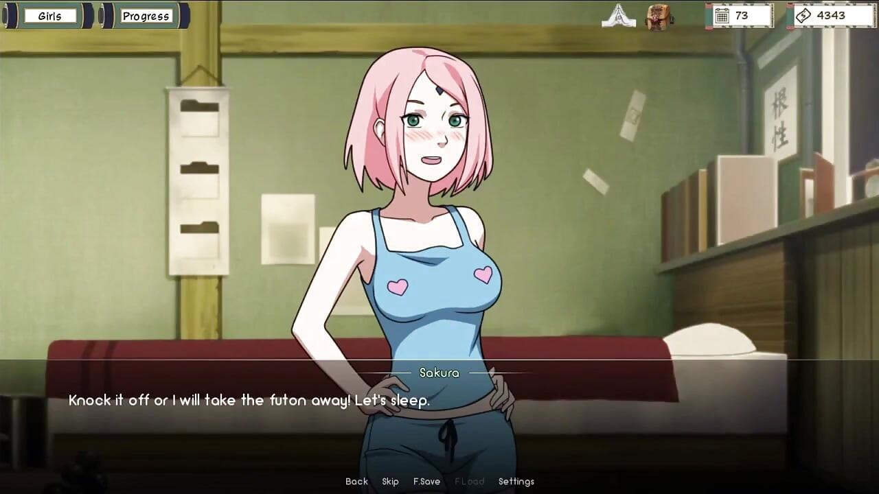 Naruto - Kunoichi Trainer v0.13 parte 27 Sakura si masturba di loveskysan69
