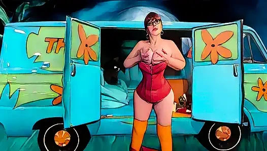 Granny Velma Dinkley: Cock Sucking, Masturbating, Doggy & Missionary Fucking Slutty Sleuth AN AI ANIMATED ADVENTURE