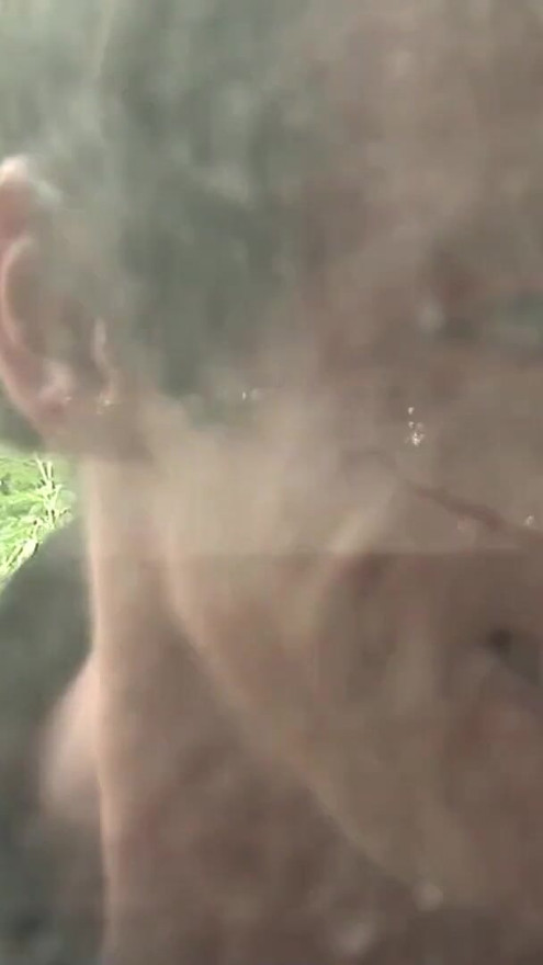 Petite milf has MMF threesome in the forest with cum in mouth | Clip 1