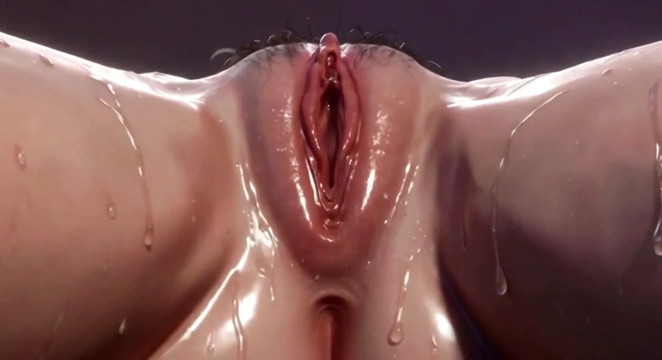 Extreme Close up Wet Tight Pussy - Dripping and Pulsing