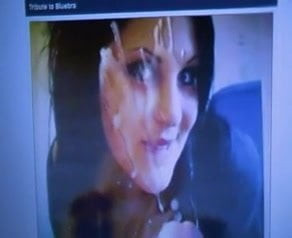 Cum on face tribute 2