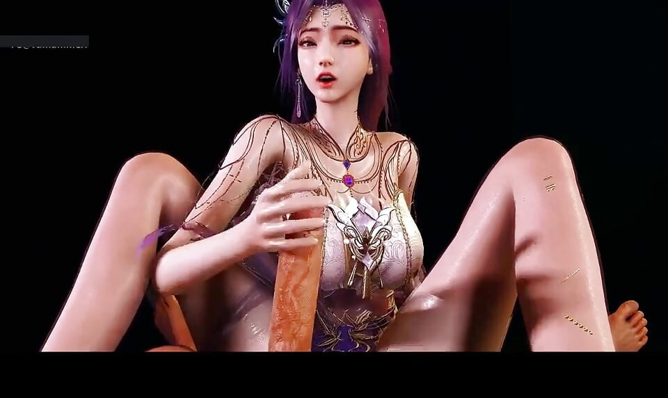 Digital gudinde af begær kurver vækket - 3D Animation Hentai