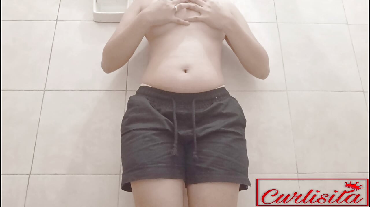 Passionate shower creampie sex with hot teen curlisita