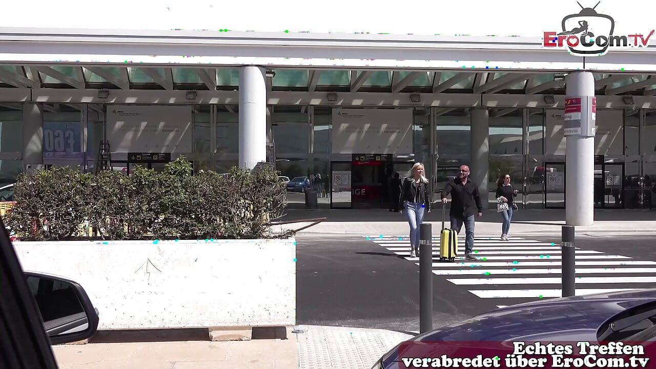 German vacationer picked up at mallorca airport and fucked