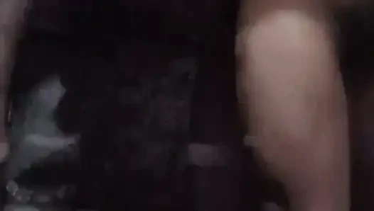 My wife is having sex with my friend in the bathroom.