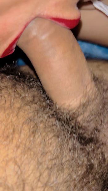 Aunty sucking big dick cock pussy eating