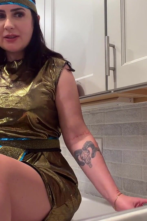 Tilly Mcreese's Ancient Egyptian Burping Ritual 4K POV Goddess Belches Await!