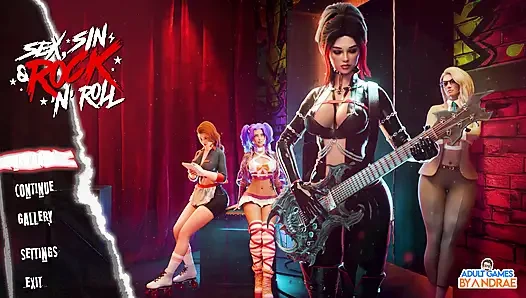Sex, Sin & Rock'n'roll Gameplay Part 1 - Van Crash, Motel Stop & a Strange New Beginning