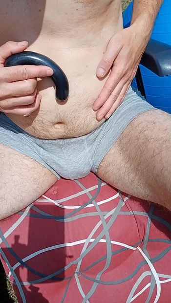 Using my new sexy toy . Gay  vibrator onlyfans.