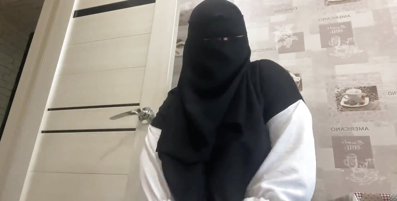 Syrian MILF in Panties Caresses Pussy