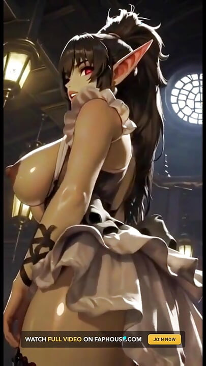 Just Some Female Orc Show Boobs, Ai Animation