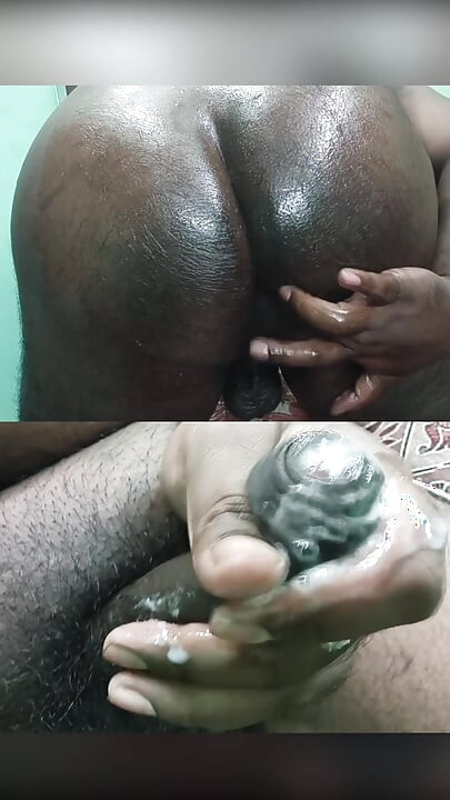 Cum show with Ass