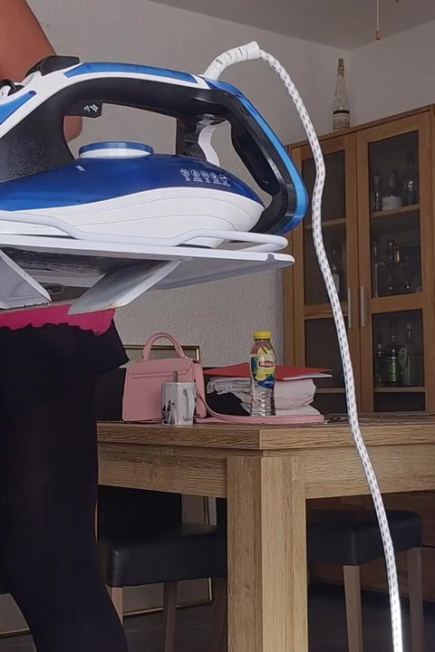 Look Under My Skirt While I'm Ironing