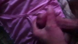 Jackin on wifes panties