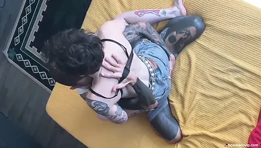 Echt selbstgedrehter grober leidenschaftlicher sex, großer schwanz papi hoss kado fickt schätzchen alt mädchen salem mehrere orgasmen mehrere creampies pOV