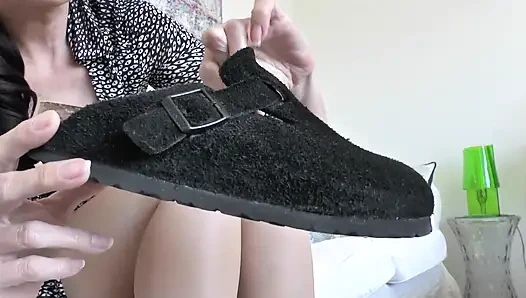 If You Don't Do Your Stable Boy Chores Properly, I'll Fuck Your Cock with My Slippers!