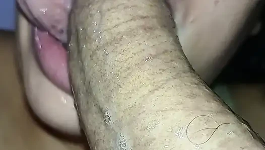CROT DI DALAM, CROT DI MULUT CEWEK JALANG INI DENGAN BANYAK SPERMA HANGAT
