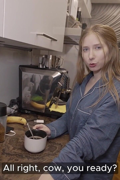 Htio sam cappuccino i moj dečko mi je pomogao s tim