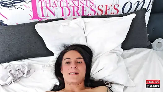 My Hot Stepsister Lexi Dona Wanted Just a Relaxing Massage! Gets Horny and Craves My Hard Cock!!!