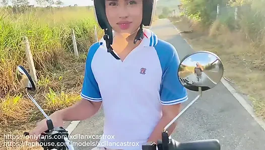 Cruising Fucking Beautiful Young Man on the Road I Cum Inside His Ass Gay Creampie