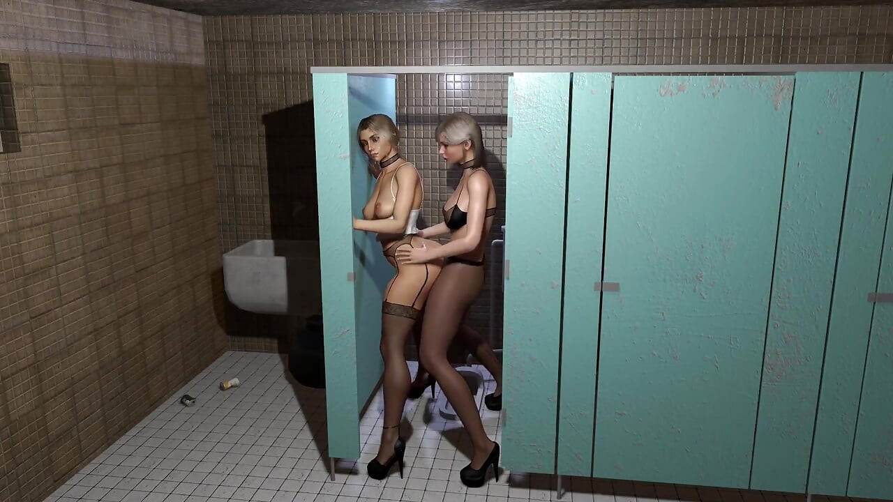 Stella este un transsexual excitat Futa care adoră pula transsexuală în baia publică