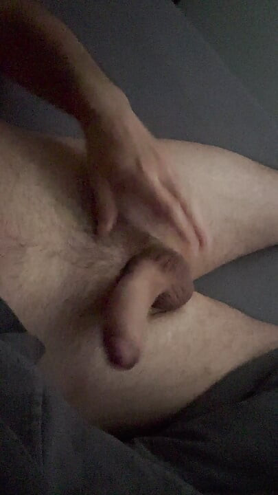 Dad needs to relieve his morning erection.