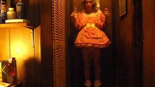 sissybabe pansy is home alone