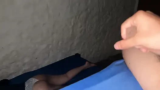 Masturbating while my stepsister touches herself