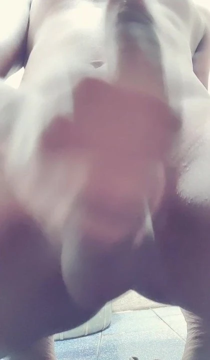 Thick Black cock Cum