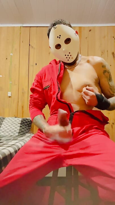 Big Cock Jacking off with Happy Ending