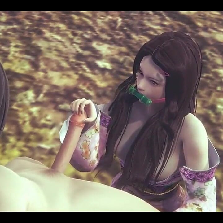 Demon Slayer Hentai - Nezuko and Shinobu Hardsex - Japanese Asian Manga Anime Film Game Porn